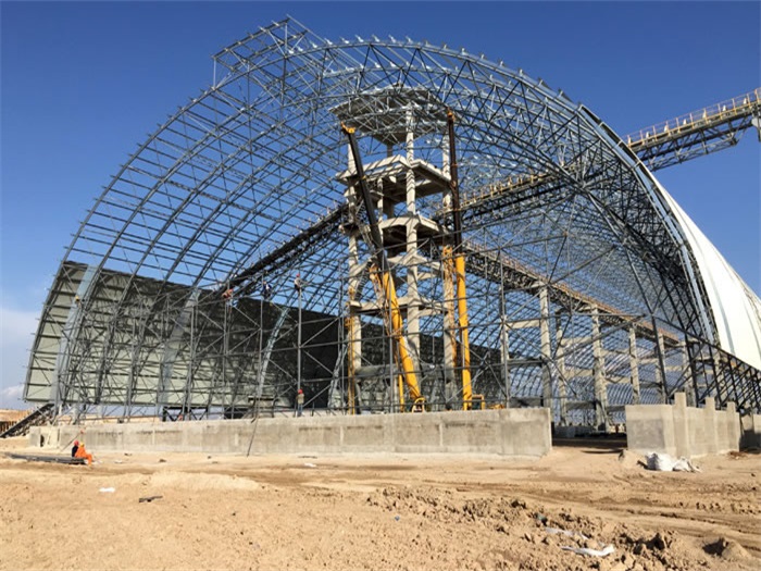 七台河煤机油桶翘工程网架